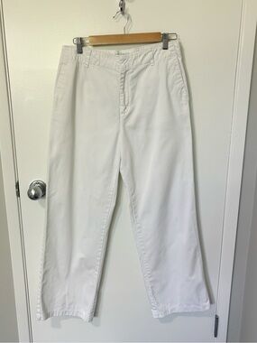 Vintage Y2K Calvin Klein White Straight Leg Pants size 10